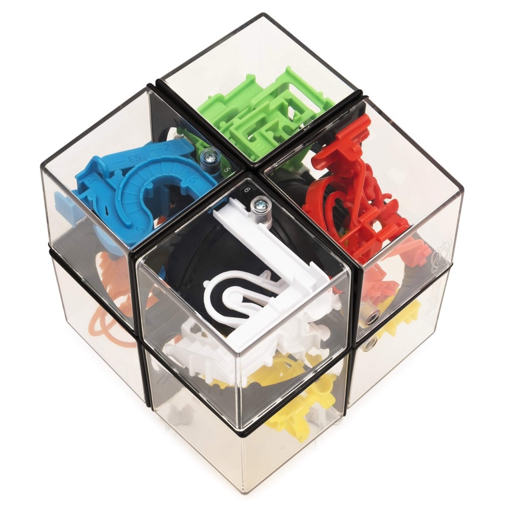 Rubik’s Perplexus Hybrid 2x2 Challenging Puzzle Maze Ball Skill Game for Age 8+